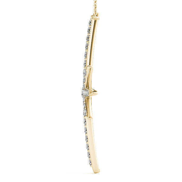 Pavé Starburst Pendant – 0.48ct G SI Natural Diamonds – 18ct Gold (White / Yellow / Rose)