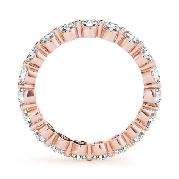 1.00ct Diamond Eternity Band – Share Claw Set – 18ct Gold (White / Yellow / Rose)