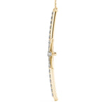 Pavé Starburst Pendant – 0.48ct G SI Natural Diamonds – 18ct Gold (White / Yellow / Rose)
