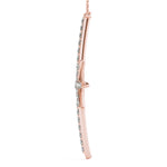 Pavé Starburst Pendant – 0.48ct G SI Natural Diamonds – 18ct Gold (White / Yellow / Rose)
