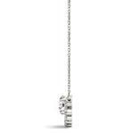Ornate Floral Knot Pendant with 0.475ct Diamond – 18ct Gold