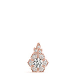 Floral Burst Diamond Pendant – 0.70ct Total Diamonds – 18ct Gold (White / Yellow / Rose)