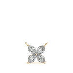 Marquise Flower Pendant with 0.30ct Diamonds – 18ct Gold (White / Yellow / Rose)