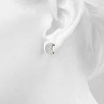 1.00ct Diamond Pavé Half-Hoop Earrings – 18ct Gold (White / Yellow / Rose)
