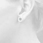 0.95ct Diamond Cluster Halo Stud Earrings – 18ct Gold (White / Yellow / Rose)