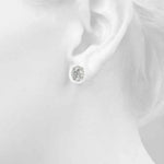 1.09ct Diamond Halo Stud Earrings – Timeless Luxury in 18ct Gold