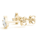 0.50ct Marquise Diamond Cluster Stud Earrings – 18ct Gold (White / Yellow / Rose)