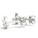 0.50ct Marquise Diamond Cluster Stud Earrings – 18ct Gold (White / Yellow / Rose)