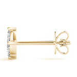 0.50ct Marquise Diamond Cluster Stud Earrings – 18ct Gold (White / Yellow / Rose)