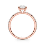 2ct Round Brilliant Diamond Solitaire Engagement Ring – 18ct Rose Gold Romantic Brilliance
