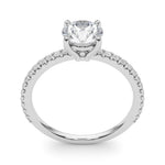 2ct Round Brilliant Diamond Solitaire Engagement Ring – 18ct White Gold Timeless Elegance