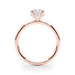 1ct F VS Round Brilliant Hidden Halo Engagement Ring – Total 1.08ct Diamonds (18ct Gold)