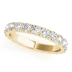 0.85ct Diamond Eternity Band – French Cut Set – 18ct Gold (White / Yellow / Rose)