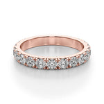 0.85ct Diamond Eternity Band – French Cut Set – 18ct Gold (White / Yellow / Rose)