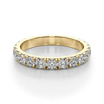 0.85ct Diamond Eternity Band – French Cut Set – 18ct Gold (White / Yellow / Rose)