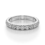 0.85ct Diamond Eternity Band – French Cut Set – 18ct Gold (White / Yellow / Rose)