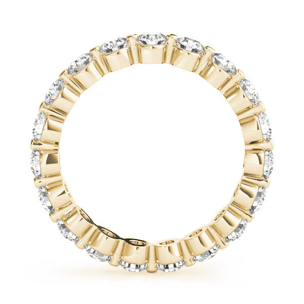 1.00ct Diamond Eternity Band – Share Claw Set – 18ct Gold (White / Yellow / Rose)