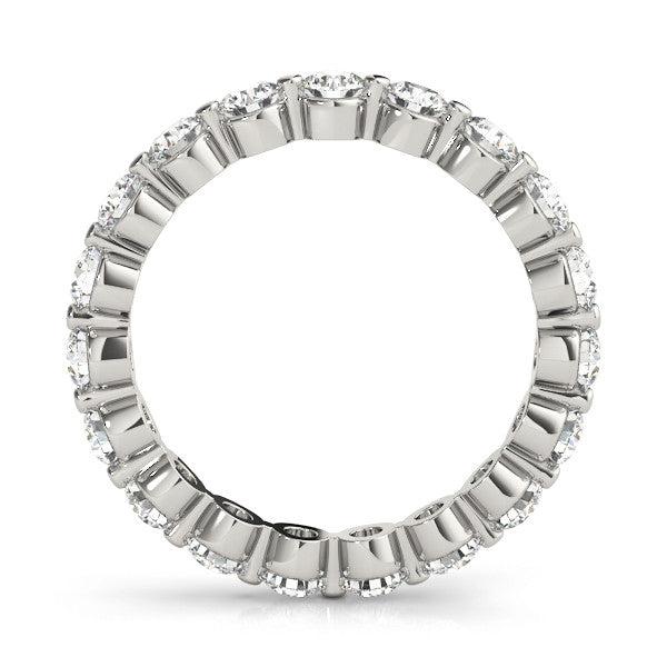 1.00ct Diamond Eternity Band – Share Claw Set – 18ct Gold (White / Yellow / Rose)