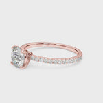 2ct Round Brilliant Diamond Solitaire Engagement Ring – 18ct Rose Gold Romantic Brilliance