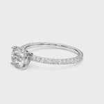 2ct Round Brilliant Diamond Solitaire Engagement Ring – 18ct White Gold Timeless Elegance
