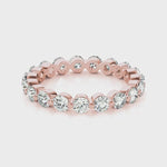 1.00ct Diamond Eternity Band – Share Claw Set – 18ct Gold (White / Yellow / Rose)