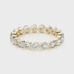 1.00ct Diamond Eternity Band – Share Claw Set – 18ct Gold (White / Yellow / Rose)